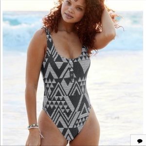Henley Aerie one piece bathing suit. NWOT!